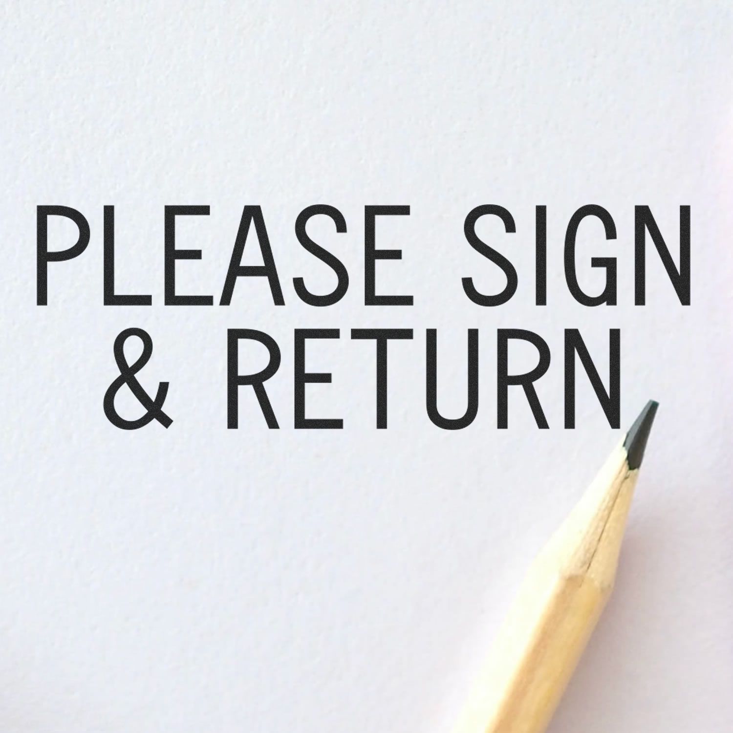 Please Sign & Return Rubber Stamp | School Stamps