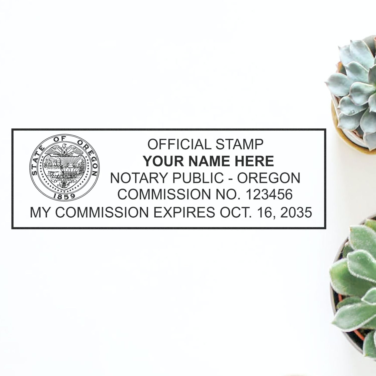 Psi Oregon Notary Stamp Or Notary Supply Engineer Seal Stamps 6688