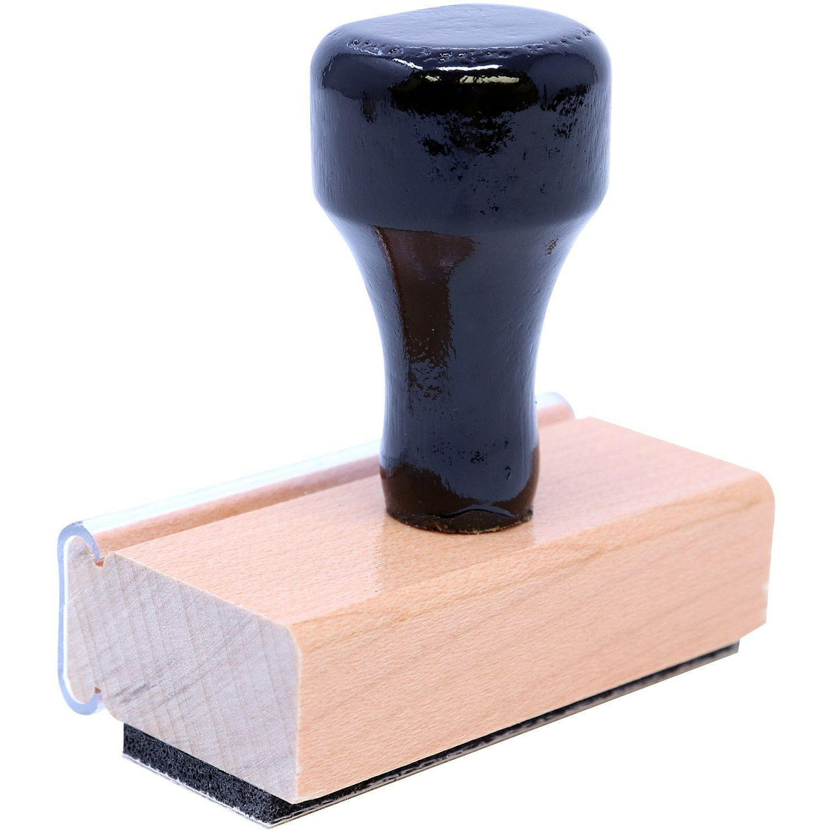 Large Personal Confidential Rubber Stamp Back Angle