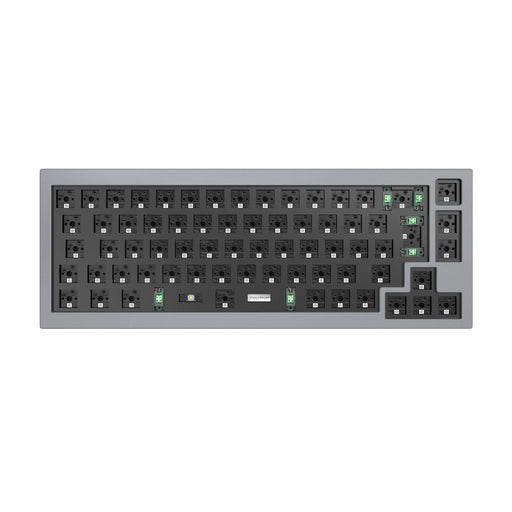 ANSI Keychron Q1 QMK RGB Barebone Aluminium Mac/PC Space Grey Custom  Keyboard : Q1-A2-V1 : The Keyboard Company