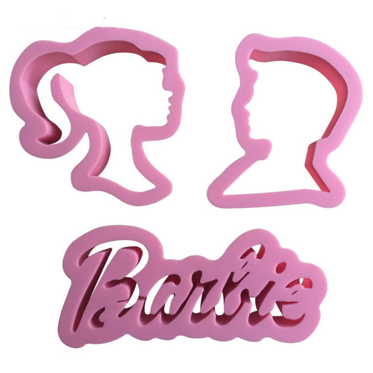 Barbie Word Mold Silicone mold - Christines Molds