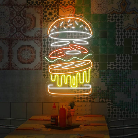 Neon Hamburgesa