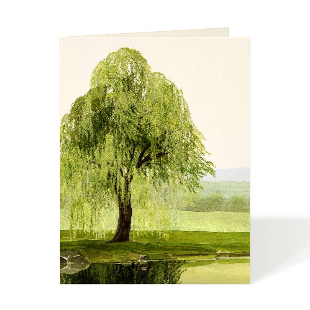 Whispering Willow -- Sympathy Card