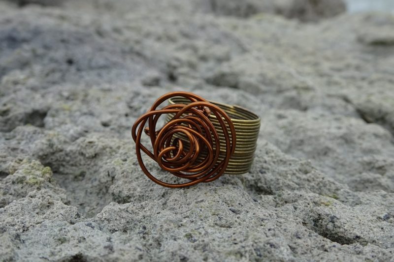 Bronze Rose Ring