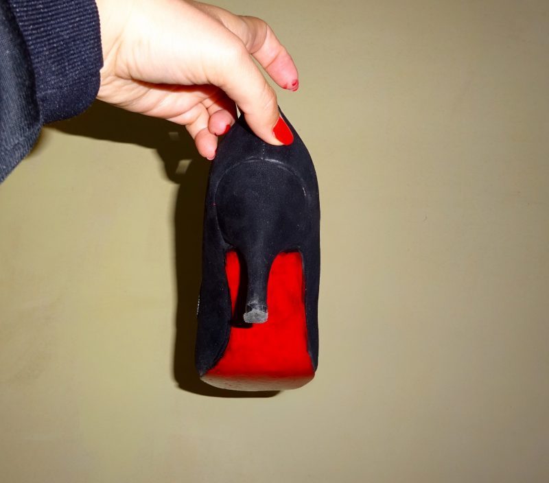 HOW TO MAKE CHRISTIAN LOUBOUTIN GLITTER HEELS * DIY Christian Louboutin  shoes 