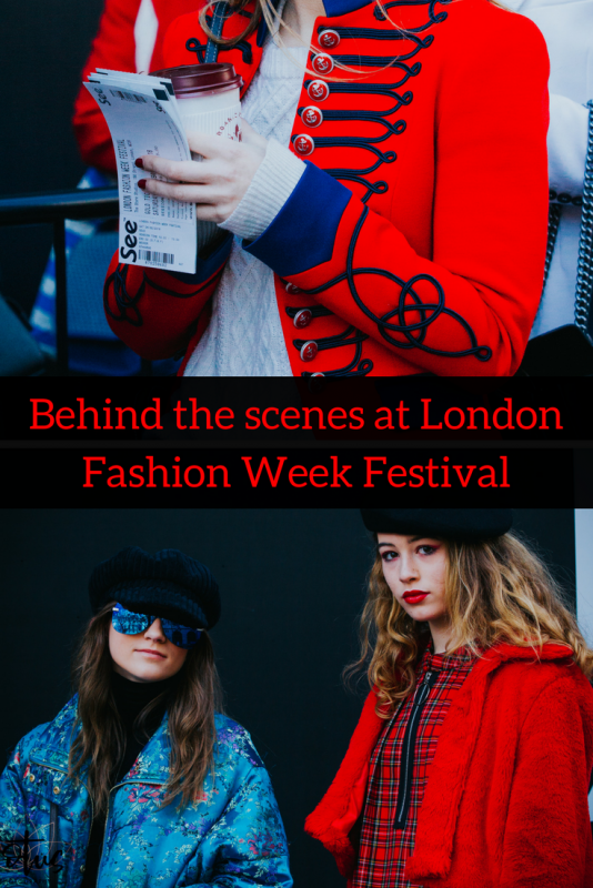 Behind the scenes at London Fashion Week Festival