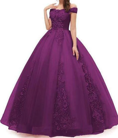 Purple Quinceanera dress and Formal Dress at Fashion-Wiz