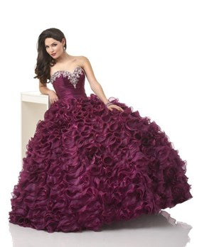 Purple Quinceanera dress and Formal Dress 1 at Fashion-Wiz