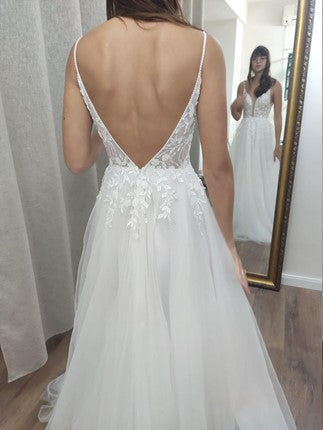 Back Detail Wedding Gown
