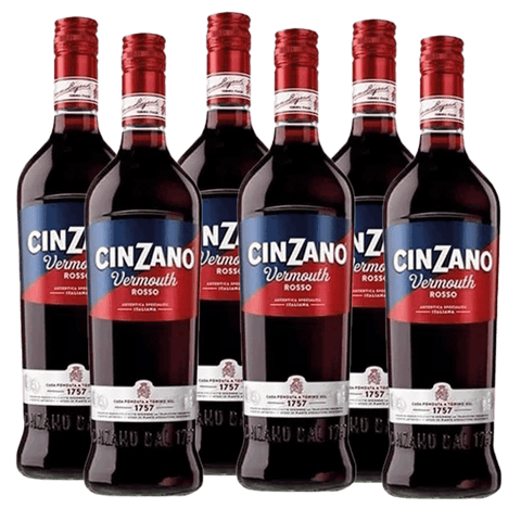 Cinzano Vermouth Rosso 950 ml (box of 6 bottles).
