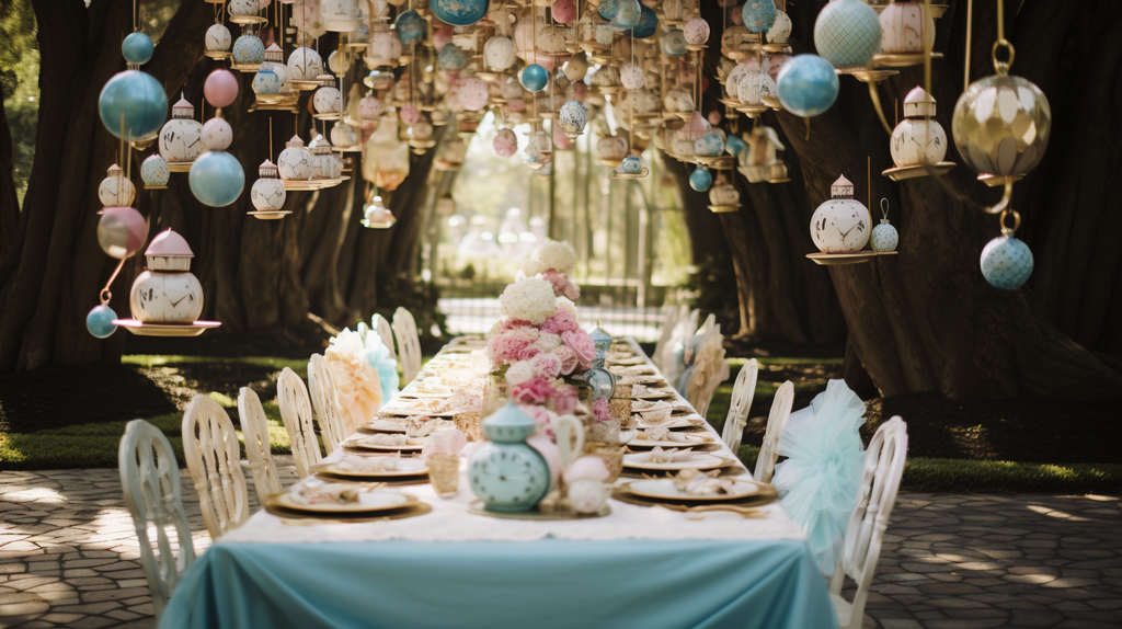 Fanciful, Enchanting Decorations for an Alice in Wonderland