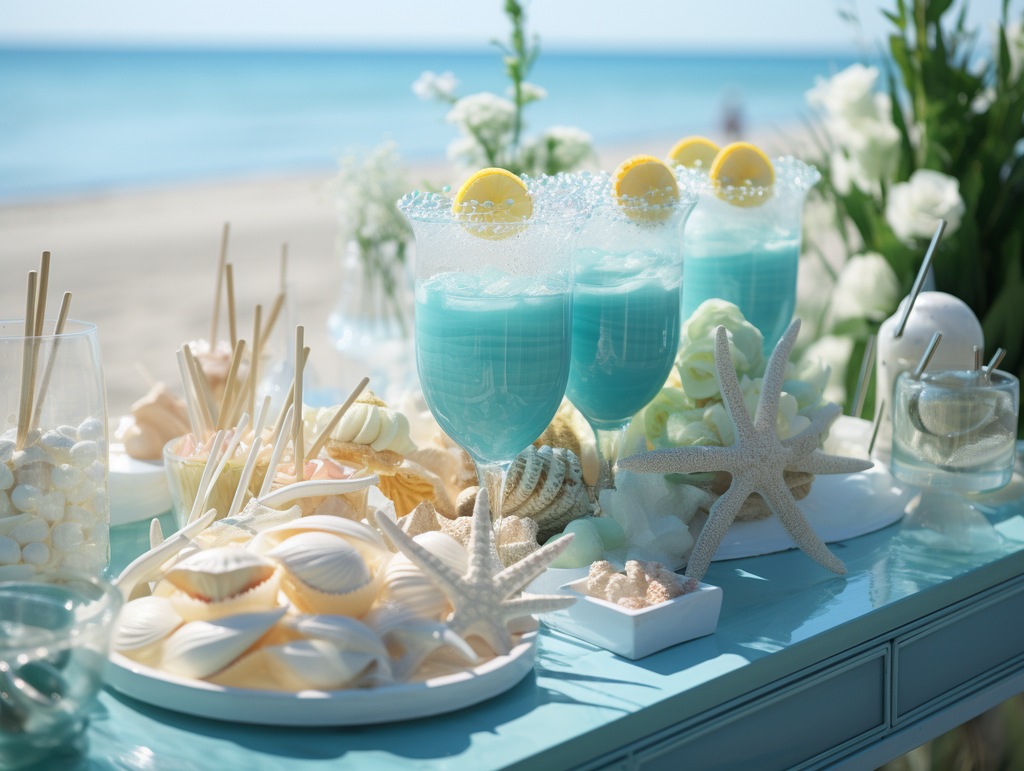 Beach Bridal Shower Decorations and Ideas