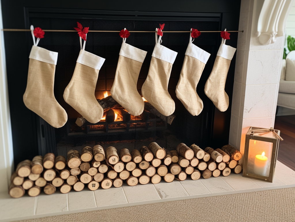 How to Decorate a Fireplace Without Mantel for Christmas: Sparkle Your Hearth | DIGIBUDDHA