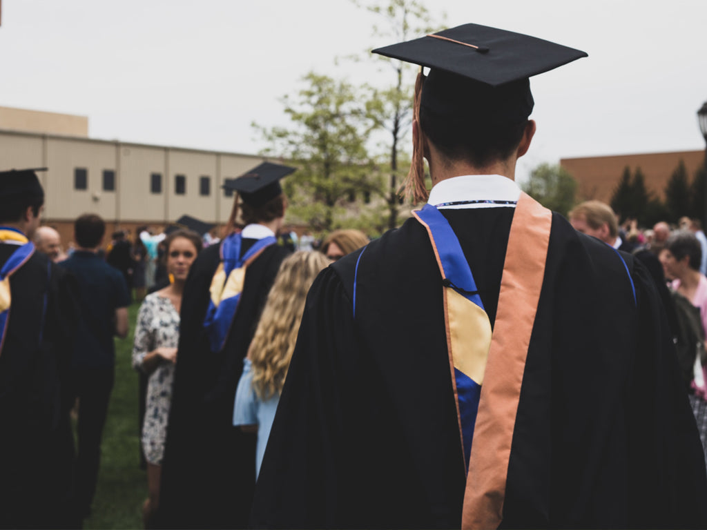 Master's Degree Graduation Gown Refined Regalia DIGIBUDDHA