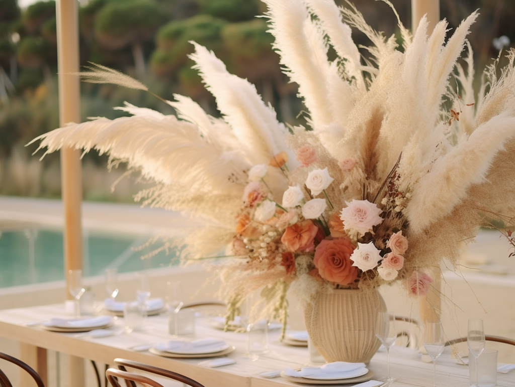 Pampas Grass Bridal Shower: Boho Chic Celebration Ideas | DIGIBUDDHA