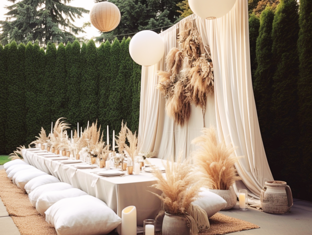 Pampas Grass Bridal Shower: Boho Chic Celebration Ideas | DIGIBUDDHA