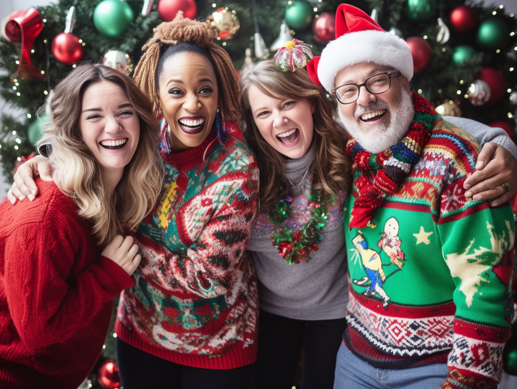 Ugly Christmas Sweater Party: Colorful Holiday Fun | DIGIBUDDHA