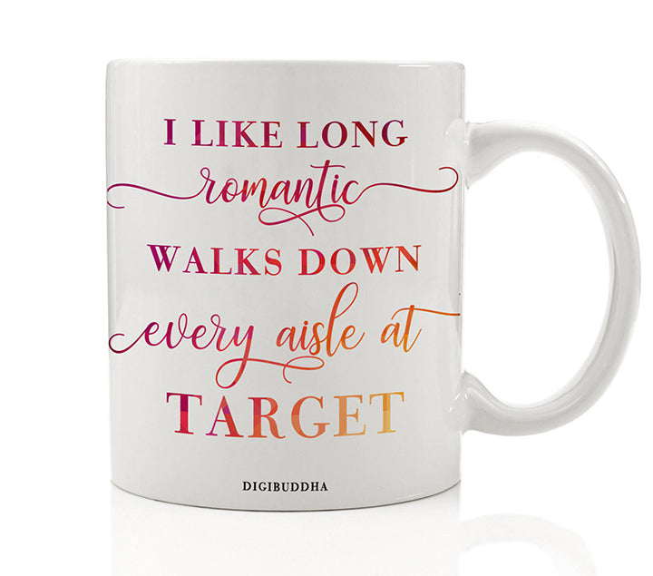 Insulated Coffee Travel Mugs - I Like Long Romantic Walks Down Every A –  Island Dog T-Shirt Company