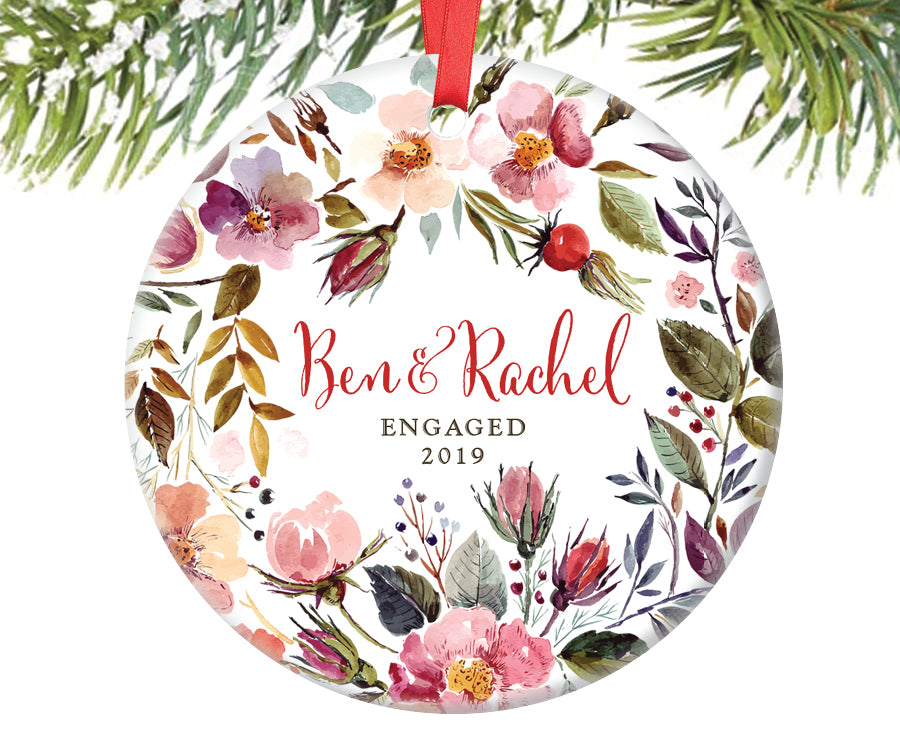 awesome picture of engagement christmas tree ornaments newly engaged christmas ornaments