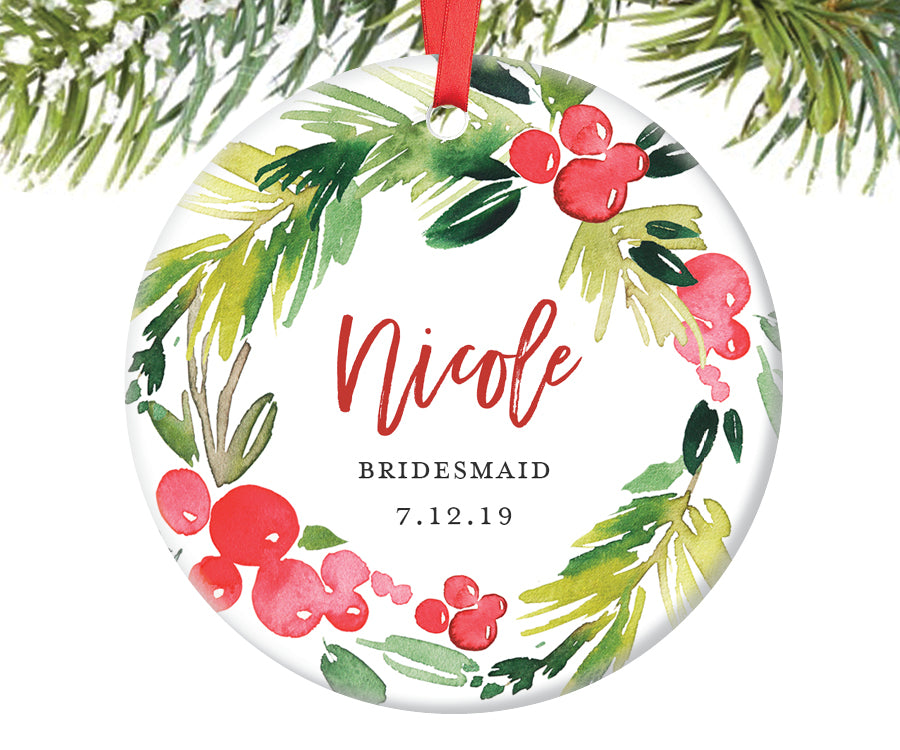 bridesmaid ornament