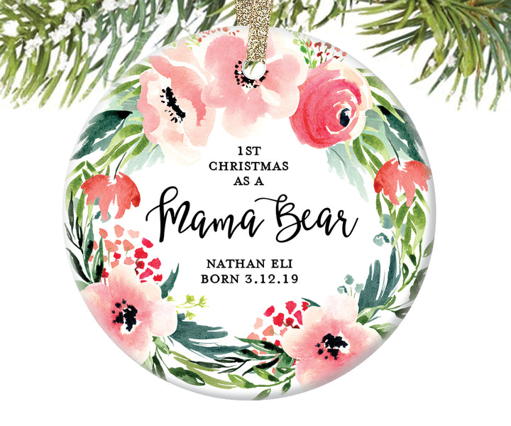 Personalized mama bear ornament shape ntk19oct21ny2 - HumanCustom