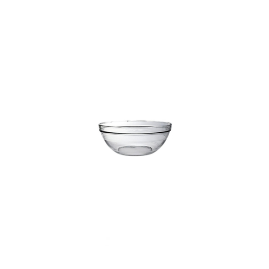 Duralex Lys Clear Stackable Bowls with Lids, Set of 5