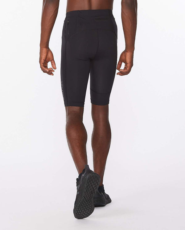 2XU Elite MCS Run Compression Shorts - black/gold reflective