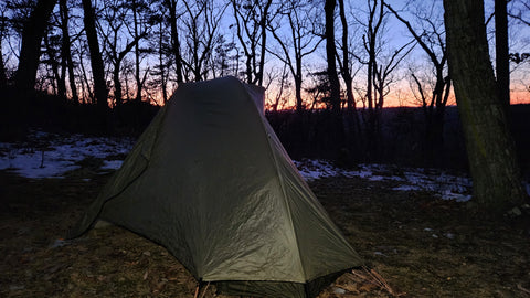 Sunset at Peach Orchard Gap