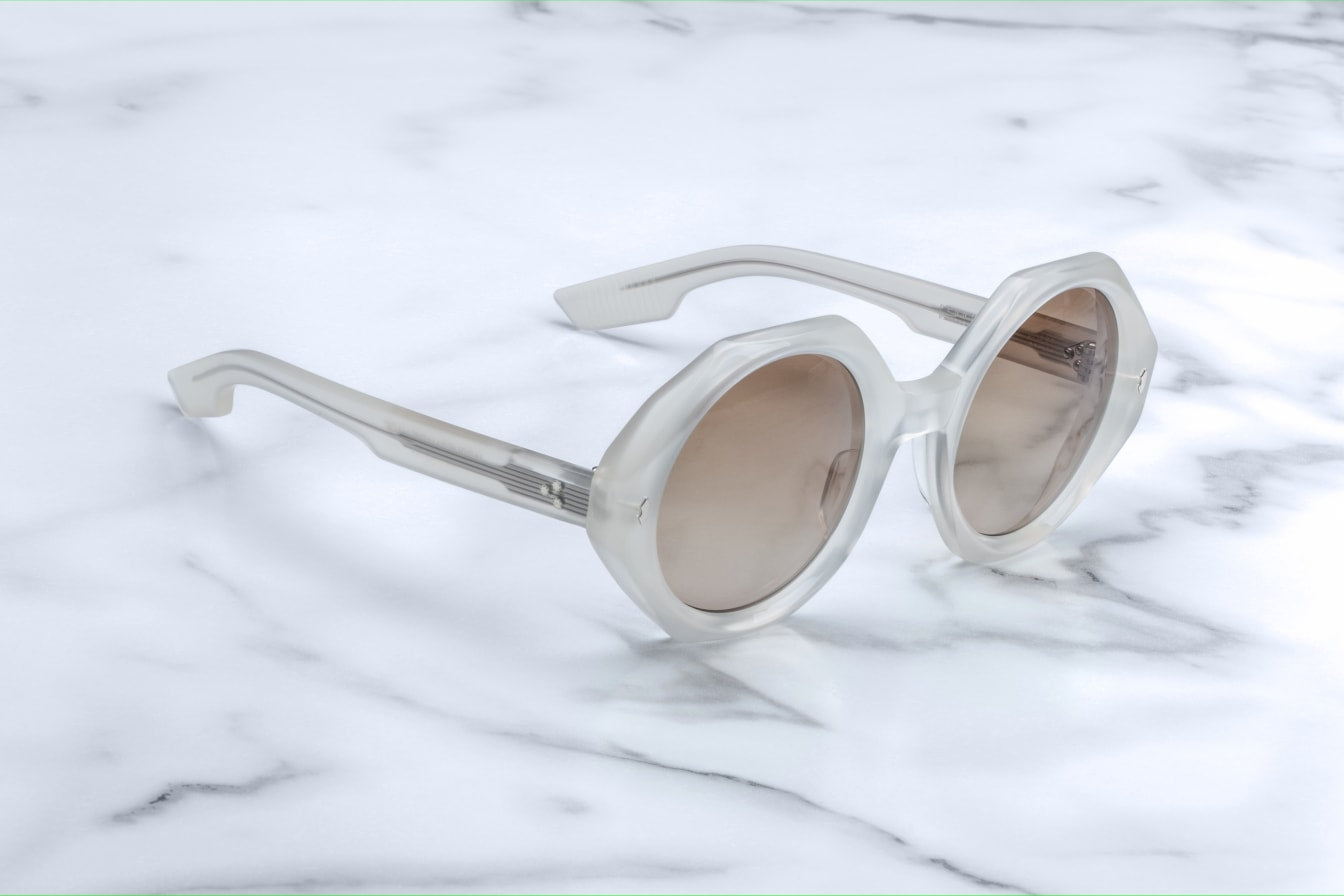 "Pennylane" by Jacques Marie Mage Sunglasses #138/150 - Dune