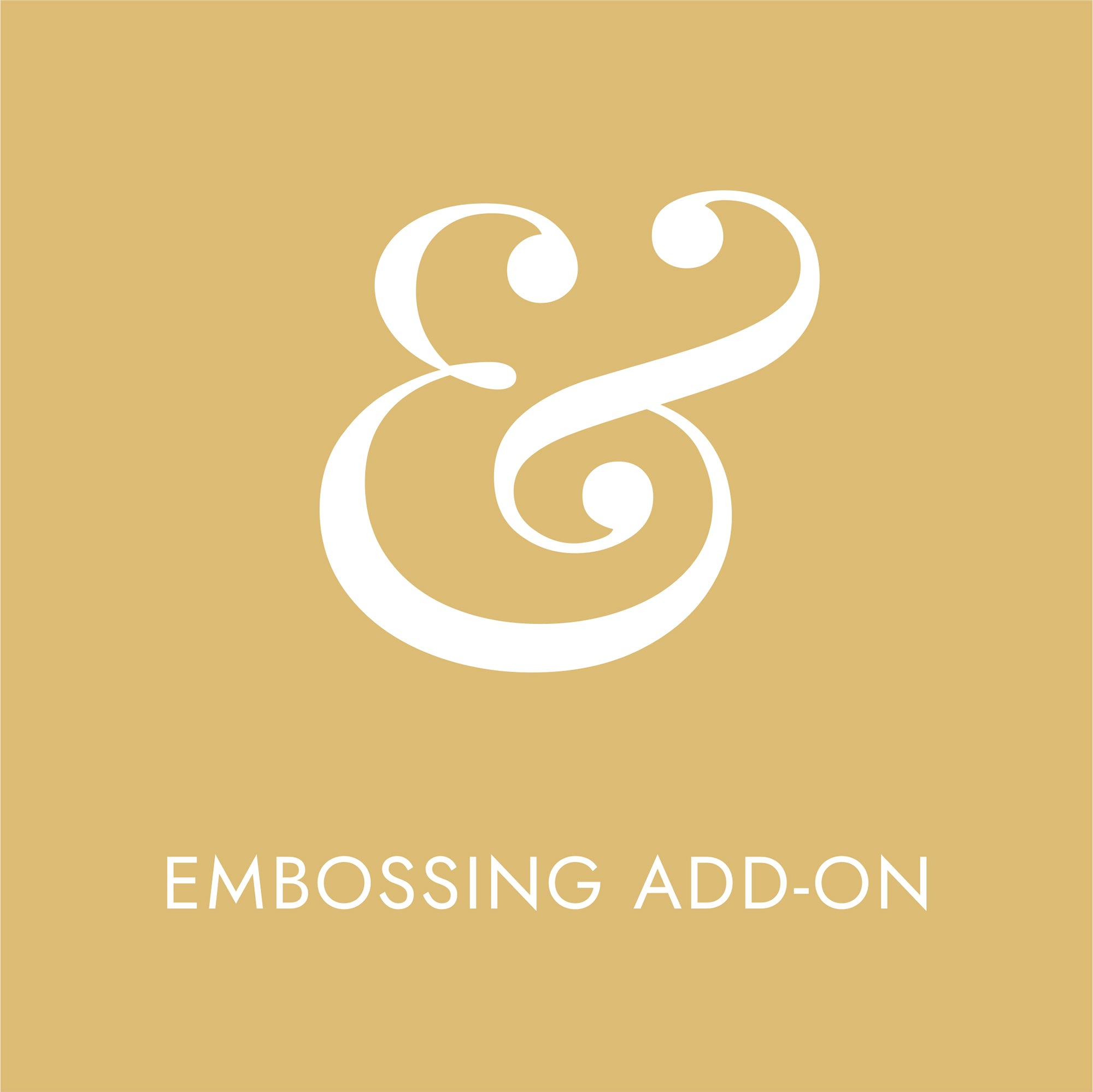 Click To Emboss Cover (lower right corner)