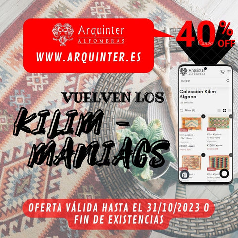 Promoción Kilims Afganos - Arquinter Alfombras