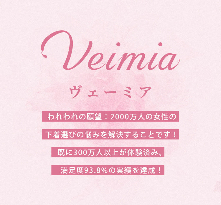 VEIMIA下着 胸が小さくなった