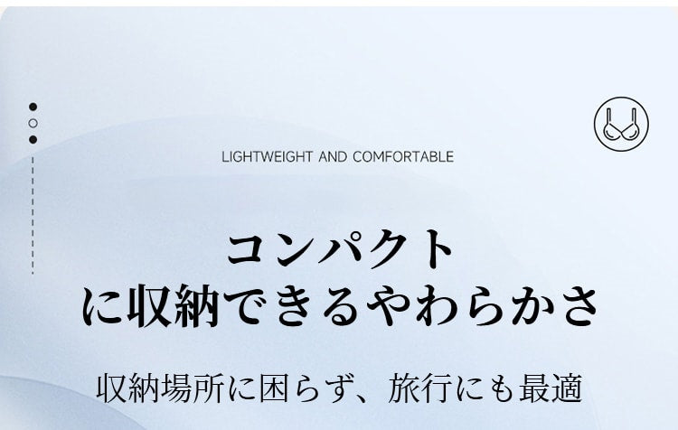 ヴェーミア胸が小さく見えるブラ コンパクトに収納でき