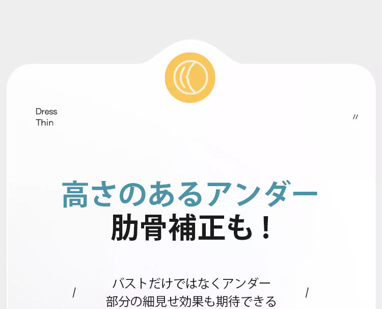 ヴェーミア小さく見せるブラ 幅広アンダー