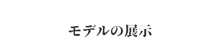 veimia大きいサイズブラ モデルの展示