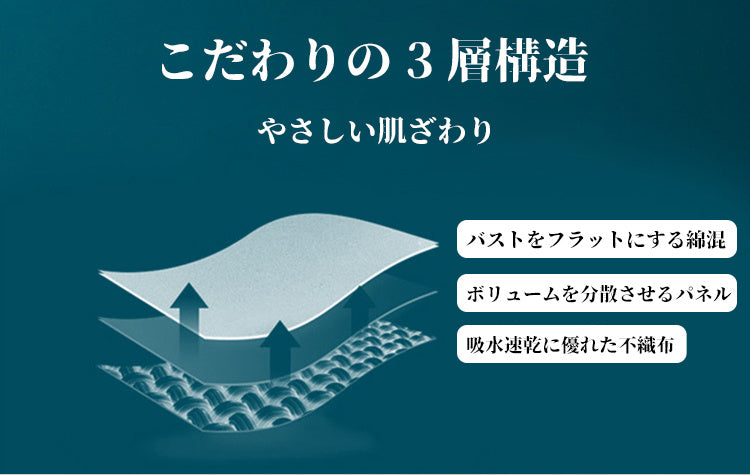 ヴェーミア胸小さくするブラ 肌触り良い