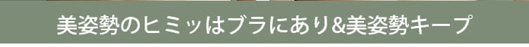 美姿勢補正ブラ 姿勢が良くなる