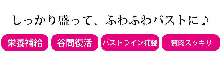 美背中補正ブラ ふわふわバスト