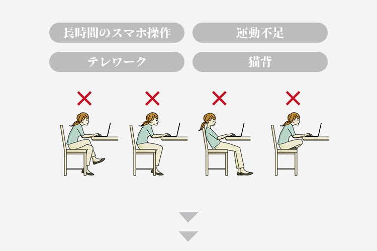 VEIMIA補正下着 姿勢が悪い