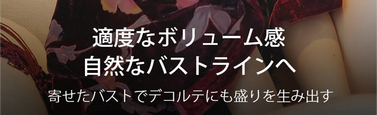 シームレスヌーブラ 美しいバストライン