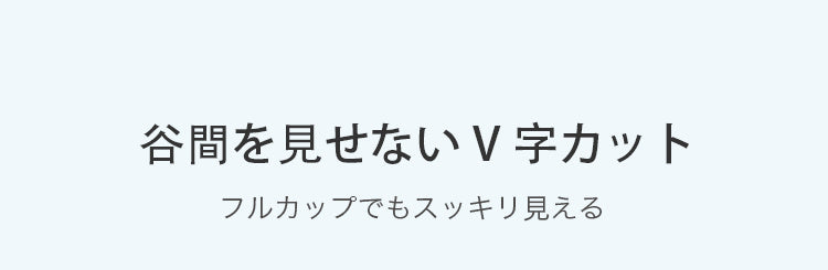 乳ガン用ブラ V字カット