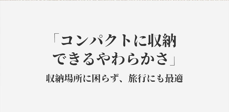 ヴェーミア胸を小さく見せる コンパクトに収納