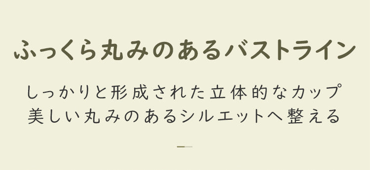 小さく見せるブラ ふっくらバスト