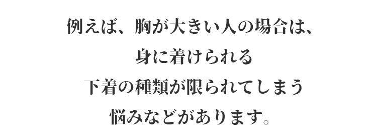 veimia小さく見せるブラ バストが大きい