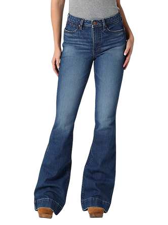 Jack David /Sweet Look High Waist Juniors Womens Plus 70s Flared Bell  Bottom Bootcut Denim Jeans Pants 