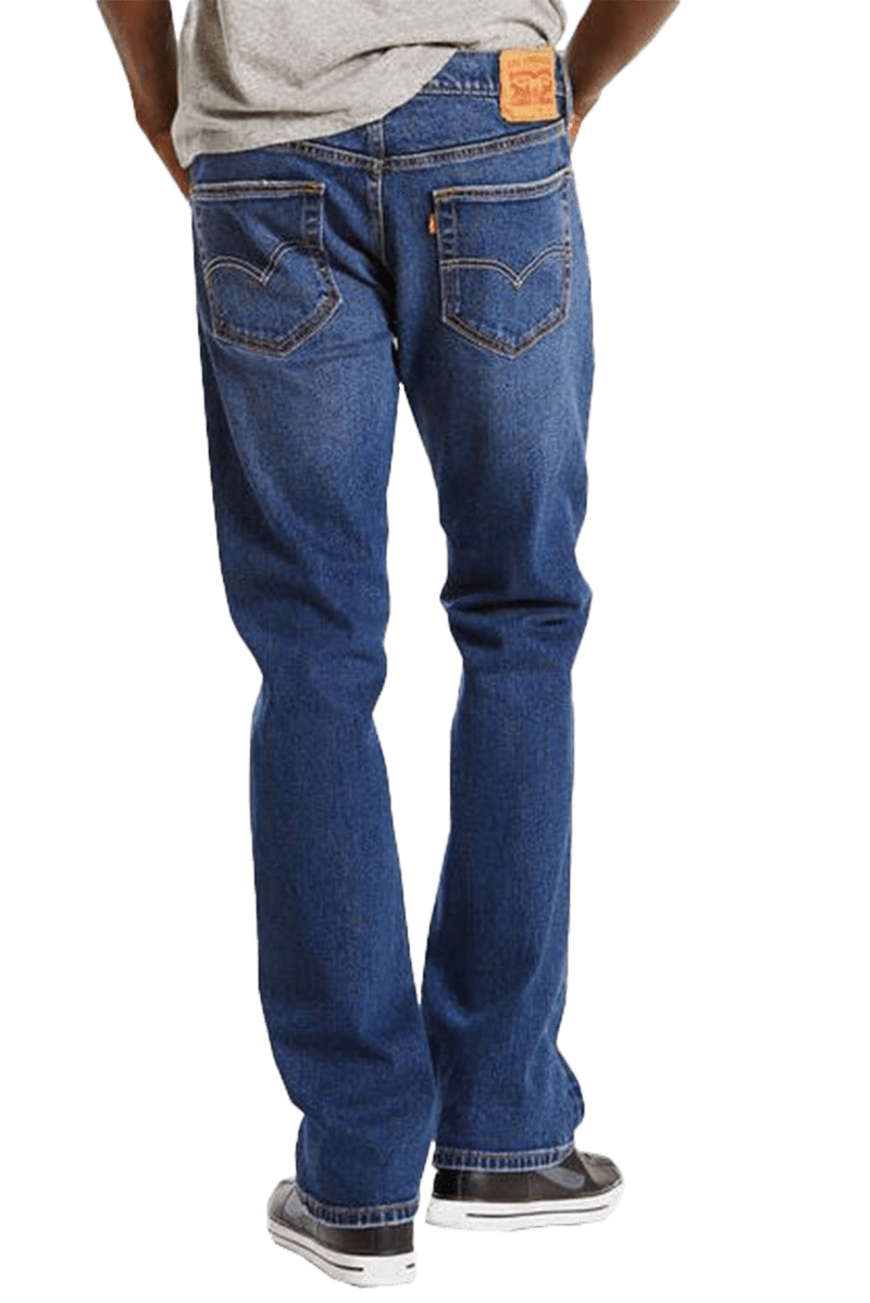 Levi Mens 527 Boot Cut Slim Jeans - Waves
