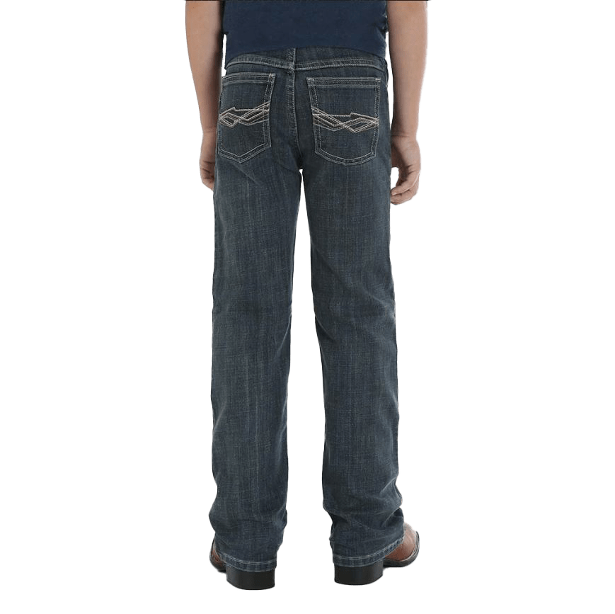 Boys Vintage Boot Cut Slim Fit Jeans