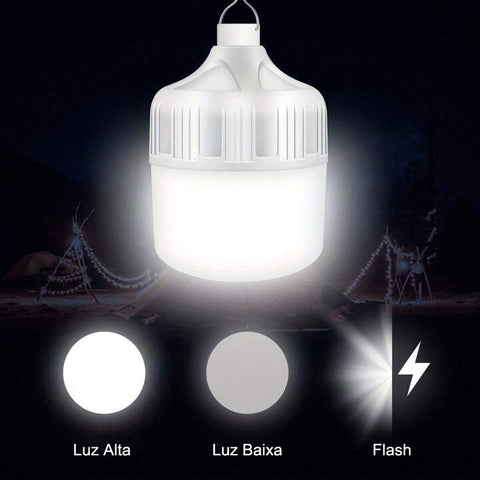 Lâmpada ConectBrilho - gigante magazine- lamapada de led- lampada led-lampada de led recarregavel-lampada usb-lanterna recarrregavel-