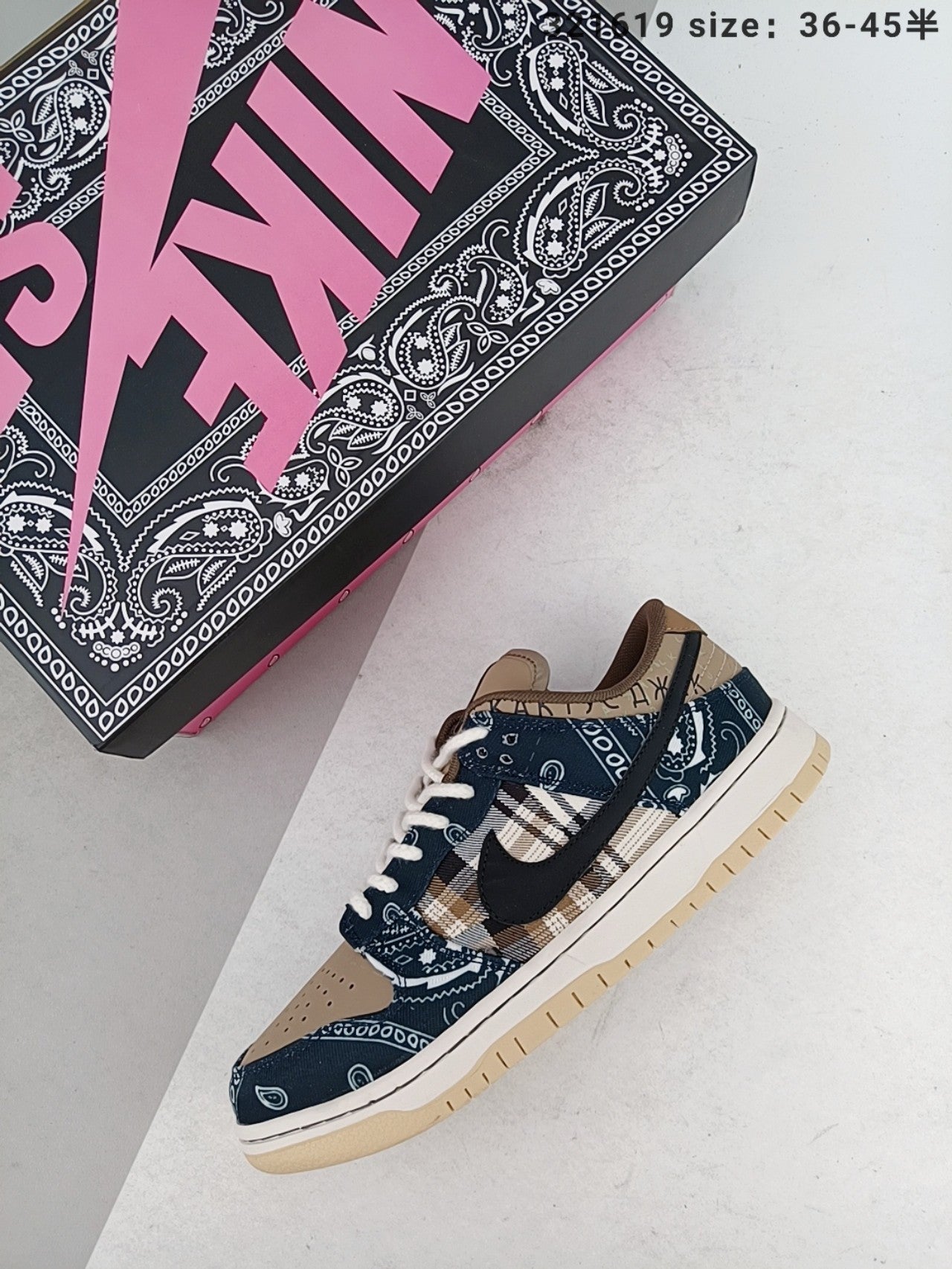 Travis Scott X Nike Sb Dunk Low Jackboys Ts 83496 Shoes