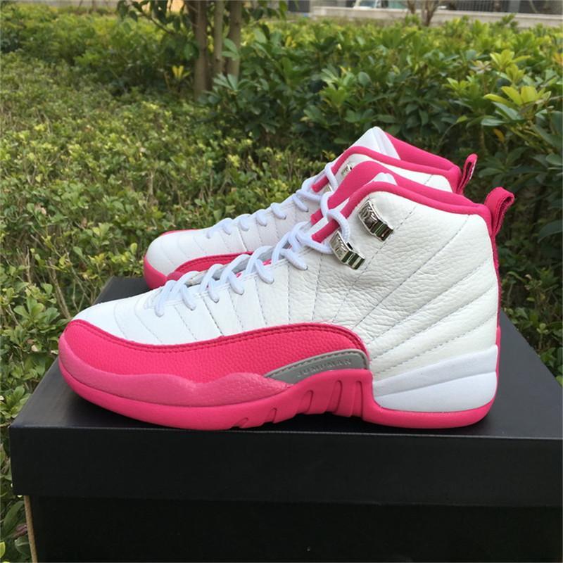 Air Jordan 12 GS Dynamic Pink Sneaker 36-40